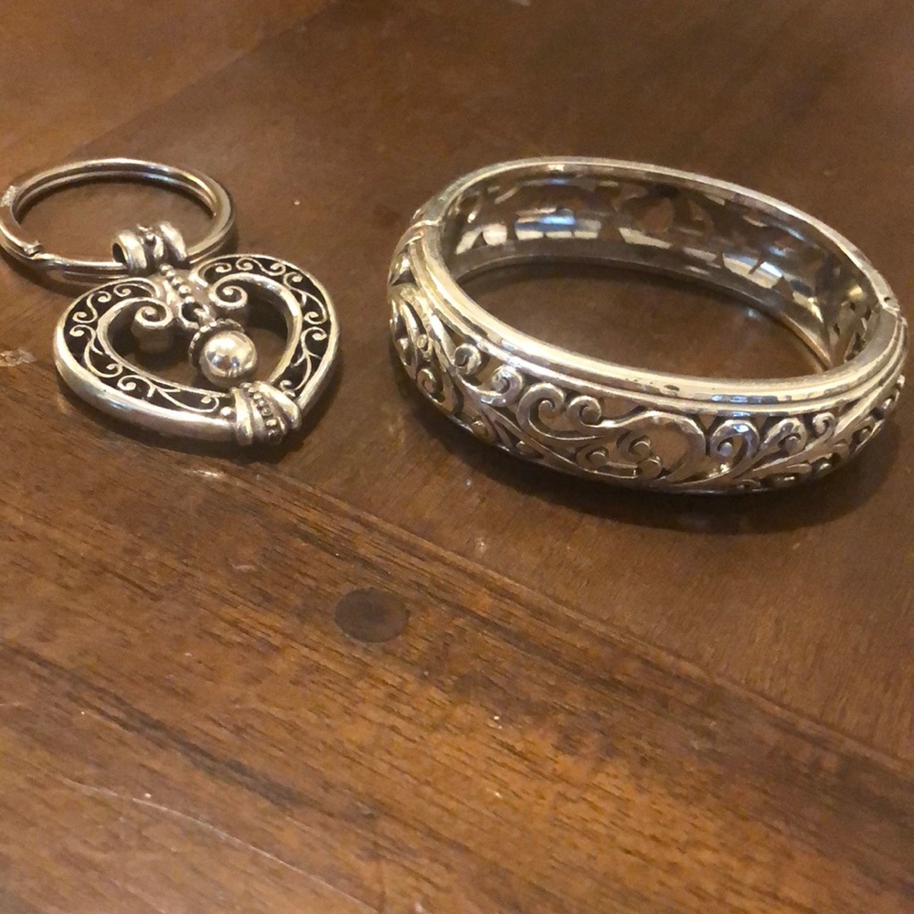 Brighton bangle with free Brighton key chain add on.